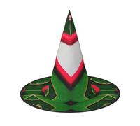 WOmeng San Valentino Amore Stampa Halloween Strega Cappello Carnevale Costume Accessorio Pieghevole Leggero Cap Festival