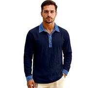 Women's 2026 Summer Linen V Neck Roll-Up 3/4 Sleeve Loose Button Down Blouse with Lapel for Beach And Casual Wear