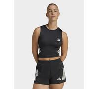 Womens adidas Canotta Da Running Adi365 Iconic Crop - Nero, nero XL