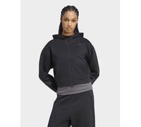 Womens adidas Corta Con Zip Integrale Z.n.e. Felpa - Nero, nero S