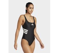 Adidas Costume da bagno 3-Stripes scollo a U Nero Donna 42