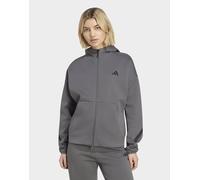 Womens adidas Felpa Con Cappuccio E Zip Integrale Z.n.e. Adidas - Grigio, grigio 2XS