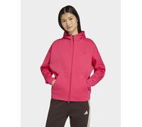 Womens adidas Felpa Con Cappuccio E Zip Integrale Z.n.e. - Rosa, rosa M