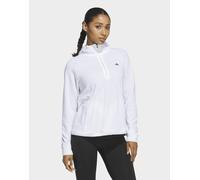 Womens adidas Felpa Con Cappuccio Ibrida Con Zip Da ¼ Ultimate365+ Course Control Giacca - Bianco, bianco L