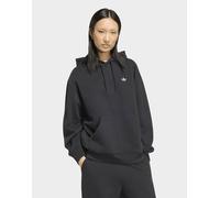 Womens adidas Felpa Con Cappuccio In Tessuto Felpato Essentials Oversize - Nero, nero M