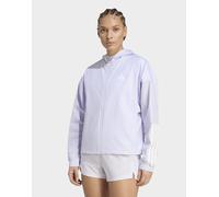 Womens adidas Giacca A Vento Hyperglam 3-stripes - Viola, viola S