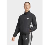 Womens adidas Giacca Da Riscaldamento Train Essentials 3-stripes Woven - Nero, nero XL