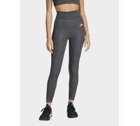 adidas Donna Optime Essentials Workout Heather 7/8 Leggings Tights, grey four mel, L