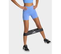 Womens adidas Leggings Short 3 Stripes Studio All Me Booty - Blu, blu L 13 CM