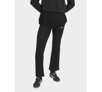 Womens adidas Leggings Slim In Maglia Con Volant - Nero, nero 11-12Y