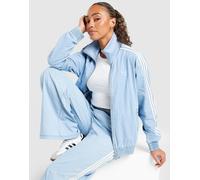 Womens adidas Originals Firebird Lightweight Denim Track Top - Blu, blu M