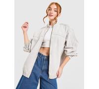 Womens adidas Originals Giacca della Tuta Oversized Denim Firebird - Grigio, grigio L