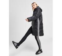 Womens adidas Originals Giubbotto Long 3-Stripes - Nero, nero S