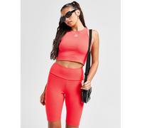 Womens adidas Originals Top a Canotta a Costine Essential - Rosso, rosso M