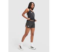 Womens adidas Pantaloncini Adizero Essentials Split Hem - Nero, nero L
