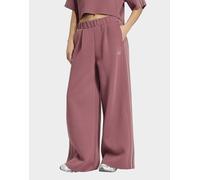 Adidas Originals - Pantaloni Larghi - - Trousers - Donna - Rosso - XS