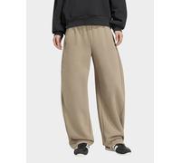 adidas Donna Essentials Contemporary Fleece Barrel Pants, Khaki Six, S