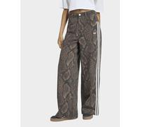 PANTALONI LARGHI SNAKE PRINT DENIM Earth Strata / Aurora Coffee 28-32