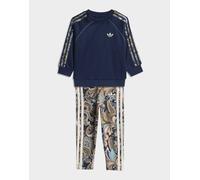 ADIDAS ORIGINALS Set 'adidas x Liberty London Oversized Crew and Tights' marino / blu cielo / pueblo / rosé Bambini - Bimba - Bambina (taglie 92-140) - Abbigliamento - Maglioni e felpe - Felpe e pullo