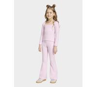 Womens adidas Set Longsleeve Leggings Winterized Rib - Rosa, rosa 5-6Y