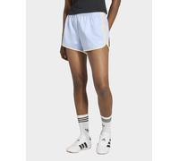 Womens adidas Short Sprinter Satin 3s - Blu, blu XS