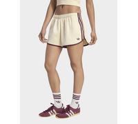 Womens adidas Short Sprinter Satin 3s - Giallo, giallo XS