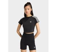 Womens adidas Sst Baby Tee - Nero, nero S