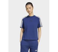 Womens adidas T-shirt Adidas Kit 3-stripes - Blu, blu L