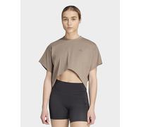 Womens adidas T-shirt Primelift Workout Graphics - Beige, beige M
