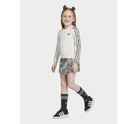 Womens adidas Top a maniche lunghe Liberty London Slim 3 Stripes / Set skort a portafoglio - Bianco, bianco 5-6Y