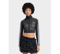 Womens adidas Top Da Allenamento Iconico In Pizzo Firebird - Nero, nero L