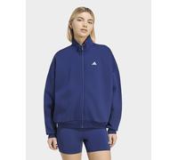 Womens adidas Top Da Allenamento Studio Con 3 Strisce - Blu, blu M