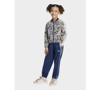 Womens adidas Track Suit Set Sst Loose Cropped - Blu, blu 6-7Y