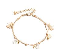 Women's Alloy Butterfly Charm Link Bracelet Anklet Foot Chain Summer Jewellery. Nice processing