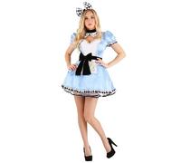 Women's Alluring Alice Fancy Dress Costume Medium