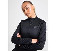 Womens ASICS Core Felpa 1/4 Zip - Nero, nero XS