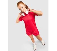 Womens ASICS Maglia Running Manica Corta - Rosso, rosso M