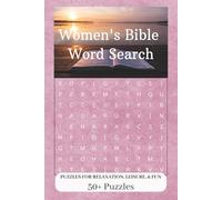 Women's Bible Word Search Puzzle Book: Word Searches with Easy to Read Print about the Bible and Women in the Bible | 6x9 inches, 110 pages | 50+ Puzzles, Gift for Birthdays, Holidays, and Retirement.