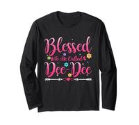 Womens Blessed To Be Called Dee-Dee Heart Mothers Day DeeDee Maglia a Manica