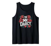 Womens Bookish Valentines Day I'm Mr Darcy Is My Valentine Canotta