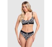 Womens Calvin Klein Underwear Zebra Print Bralette - Nero, nero XS