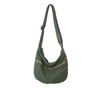 Womens Casual Shoulder Bag Multi-function Canvas Large Capacity Crossbody Unisex Korean Style Messenger Ins Large Capacity Crossbody for Women Korean Style Casual Shoulder Eco-