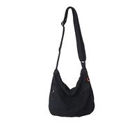 Womens Casual Shoulder Bag Multi-function Canvas Large Capacity Crossbody Unisex Korean Style Messenger Ins Large Capacity Crossbody for Women Korean Style Casual Shoulder Eco-