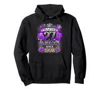 Womens Chapter 27 Fabulous Since 1998 27th Birthday Design Felpa con Cappuccio