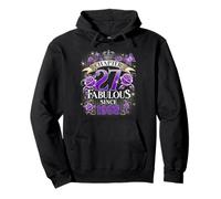 Womens Chapter 27 Fabulous Since 1998 27th Birthday Design Felpa con Cappuccio