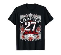 Womens Chapter 27 Fabulous Since 1998 27th Birthday Design Maglietta