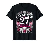 Womens Chapter 27 Fabulous Since 1998 27th Birthday Design Maglietta