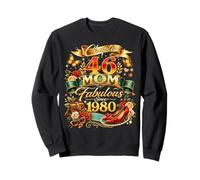 Womens Chapter 46 Mom Fabulous Since 1980 46th Birthday Felpa