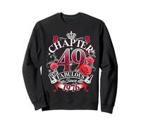 Womens Chapter 49 Fabulous Since 1976 49th Birthday Queen Felpa