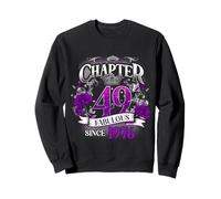 Womens Chapter 49 Fabulous Since 1976 49th Birthday Queen Felpa